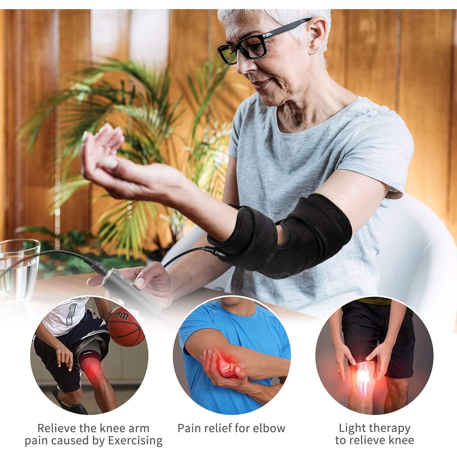 Dispositivo Terapia Luz Roja TUOYR Almohadilla Rodilla 880NM