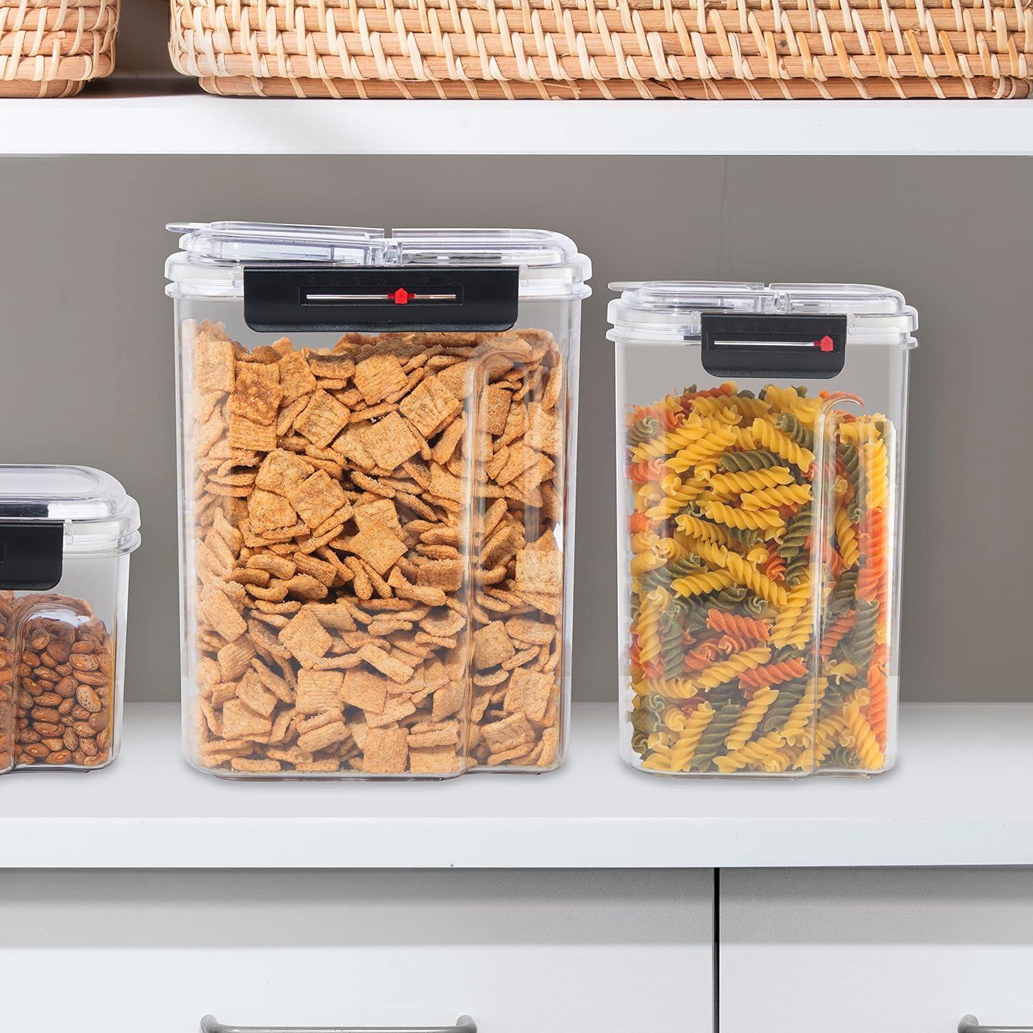 Contenedores de Almacenamiento Oggi Easi Grip, Juego de 4, 0.68-3.8 lt