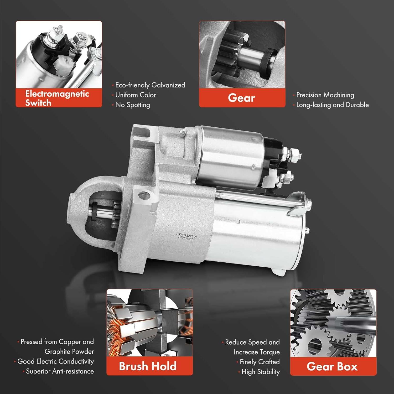 Motor de Arranque A-Premium para Chevy 12V 1.4KW 9T