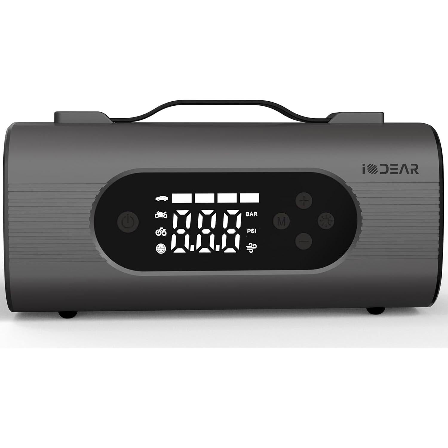 Arrancador de coche iODEAR S8 1000A con compresor y aspiradora