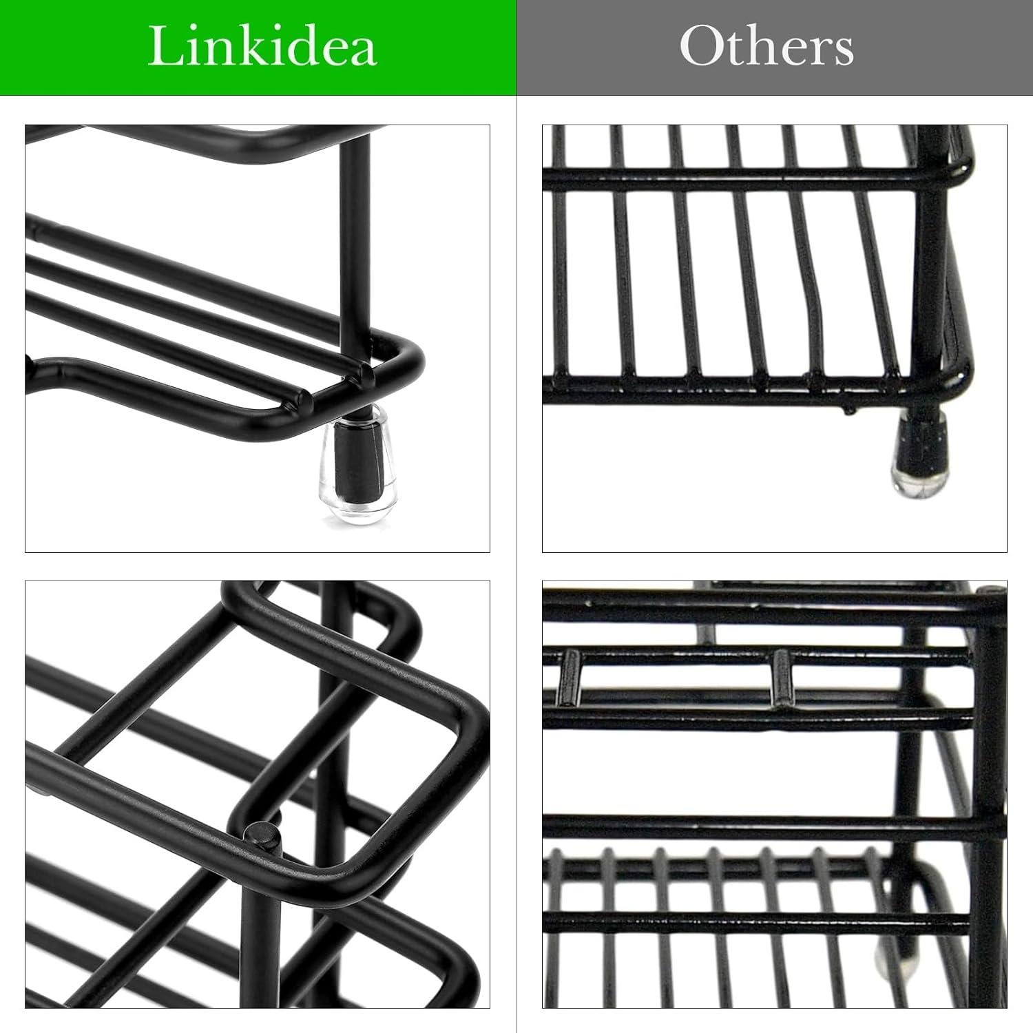 Soporte de Cepillo de Dientes Linkidea Acero Inoxidable 3 Ranuras