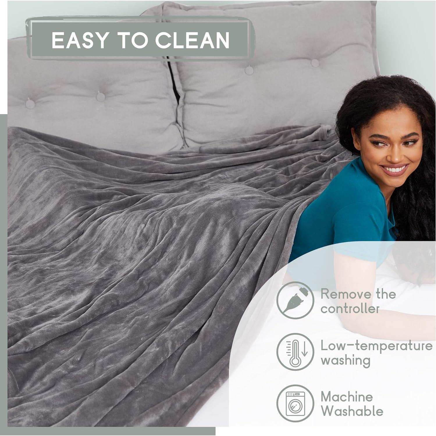 Manta Eléctrica Minervada Completo 213x182cm 5 Niveles Calor