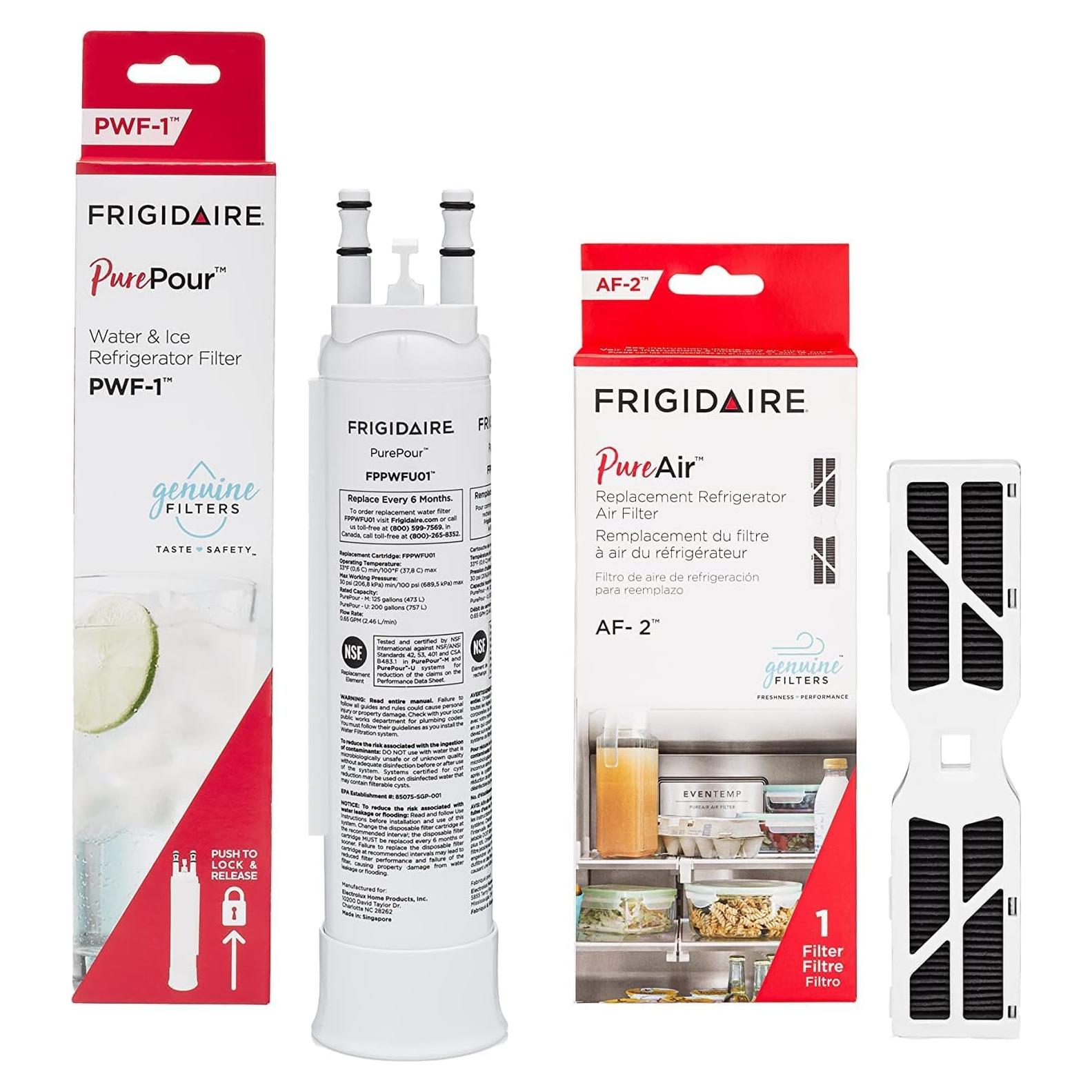 Kit de Filtros de Agua y Aire Frigidaire PWF-1 y AF-2