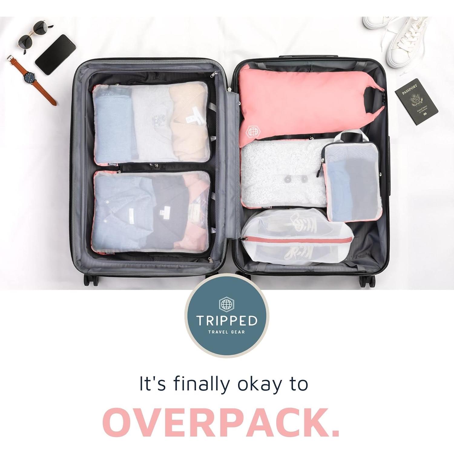 Juego de Cubos de Empaque Grande TRIPPED - Organizador de Viaje