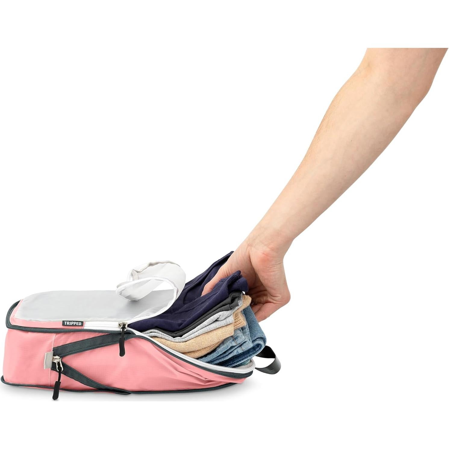 Juego de Cubos de Empaque Grande TRIPPED - Organizador de Viaje