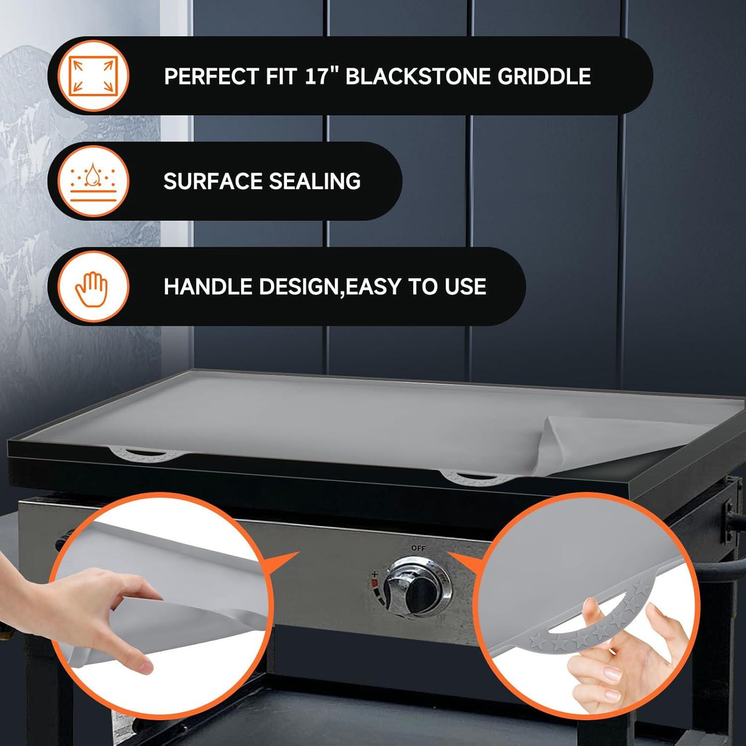 Cubierta de Silicona para Plancha Blackstone 17" Gris