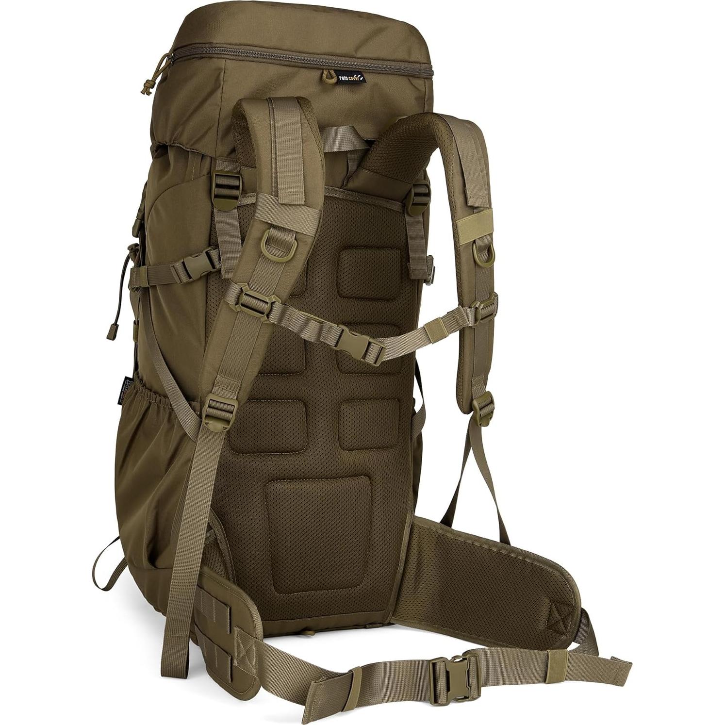 Mochila de Senderismo Mardingtop 50L con Funda para Lluvia