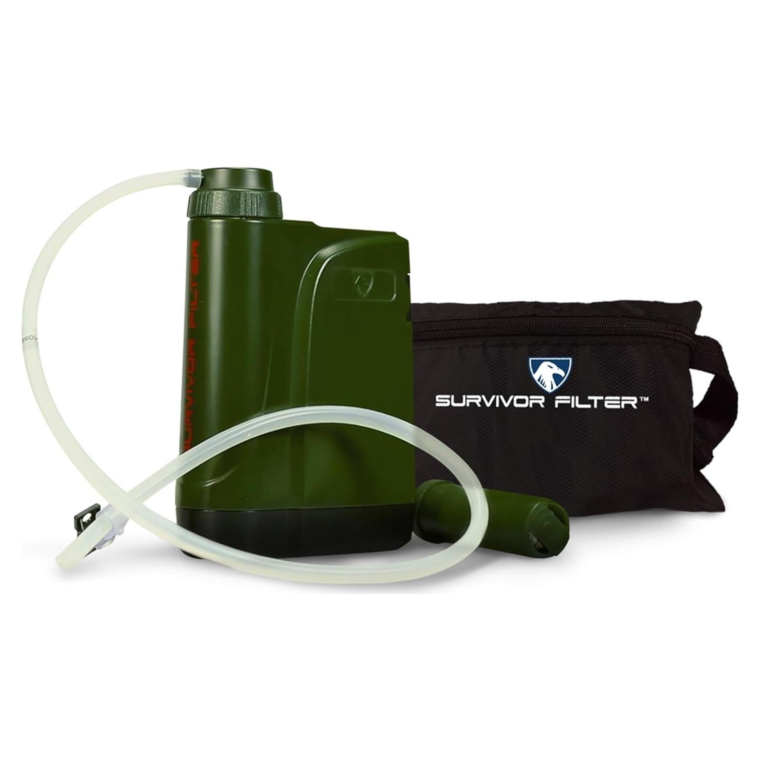 Filtro de Agua Portátil Survivor PRO X - Filtra Virus y Bacterias