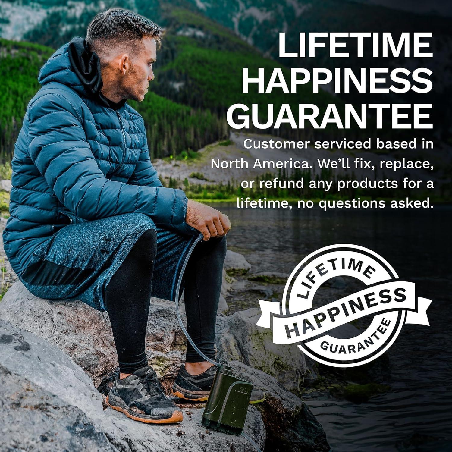 Filtro de Agua Portátil Survivor PRO X - Filtra Virus y Bacterias