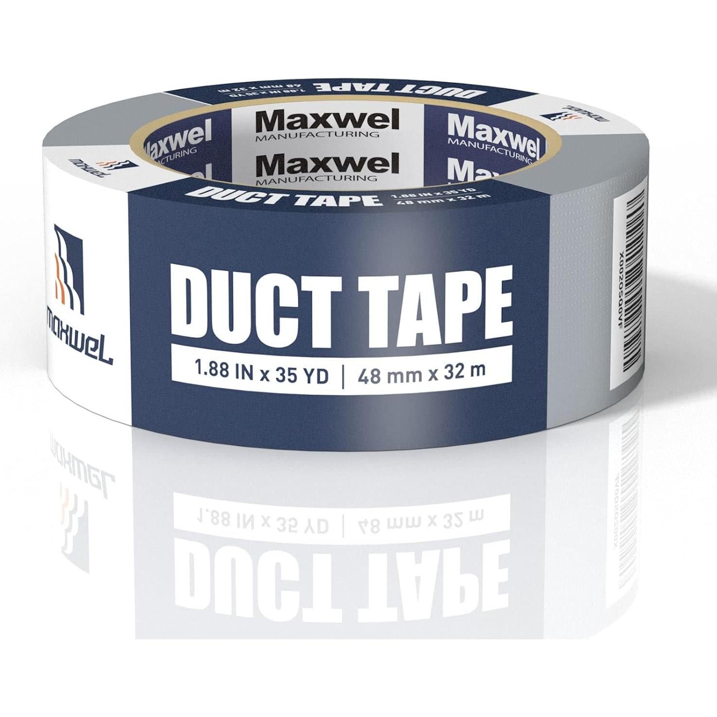 Cinta Adhesiva Resistente al Agua Maxwel 4.78 cm x 32 m