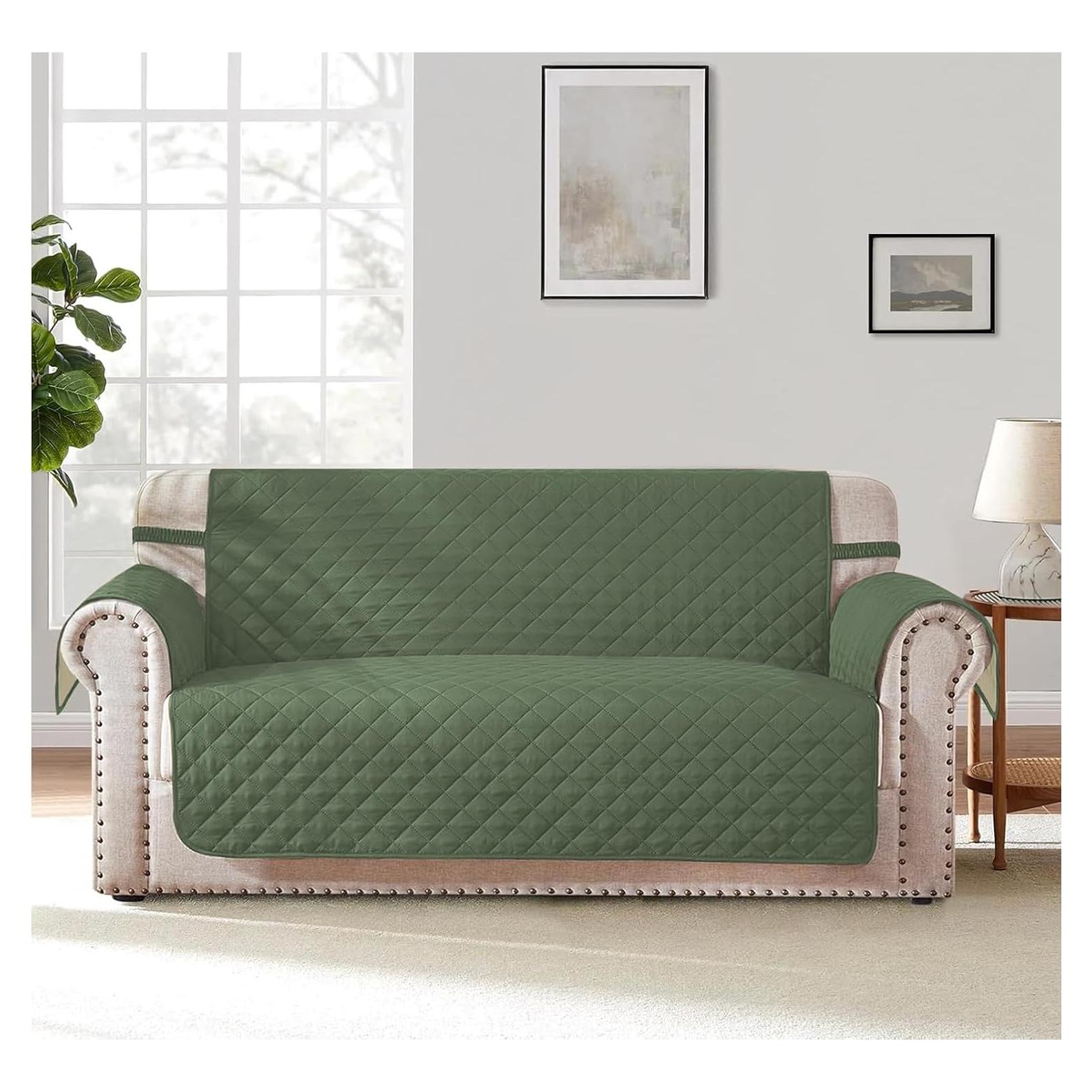 Cubierta Reversible para Loveseat HOMERILLA 48" Verde Militar