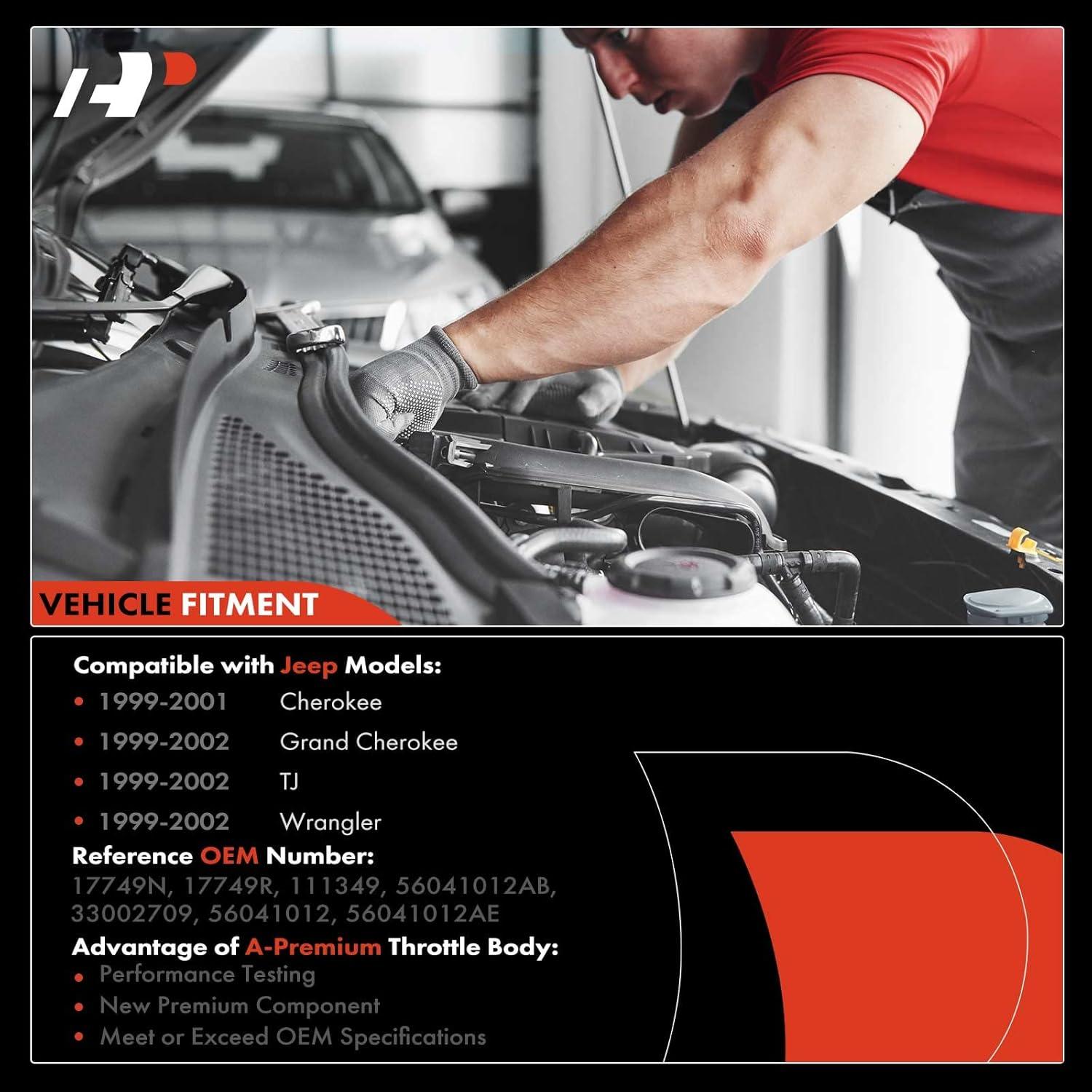 Motor de arranque A-Premium Jeep 4.0L 12V 1.6KW 10 dientes