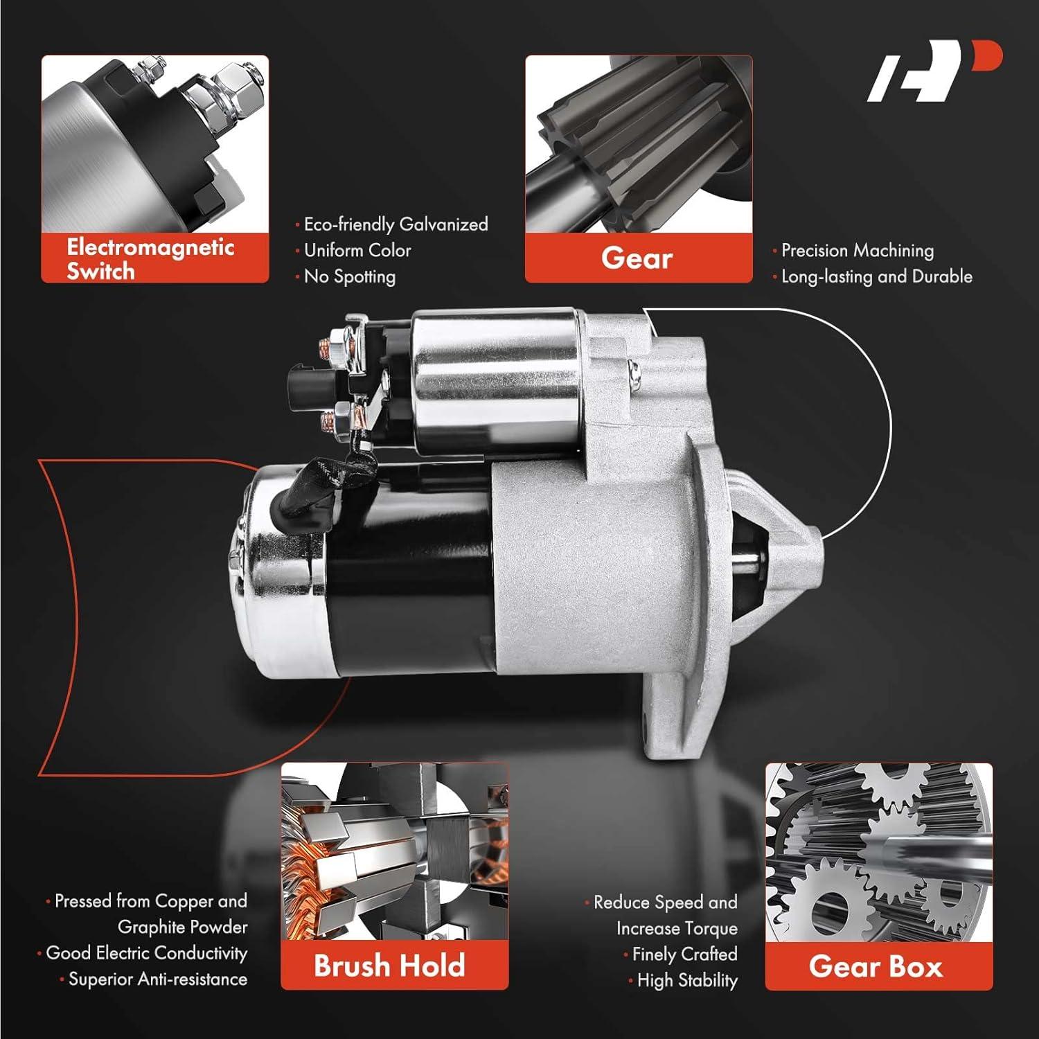 Motor de arranque A-Premium Jeep 4.0L 12V 1.6KW 10 dientes