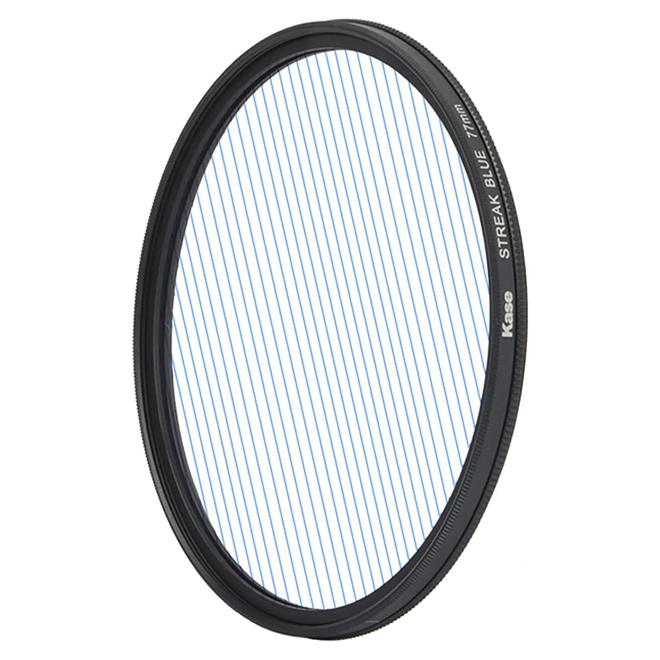 Kase 67mm Blue Streak Filter,Anamorphic Special Effects Lens Flare Filter Optical Glass for Camera DSLR Cinematice Video