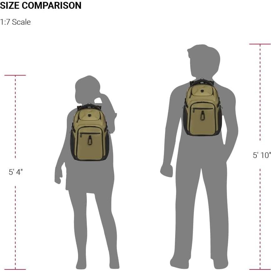 Mochila para Laptop SwissGear 6752 ScanSmart 17.75" Oliva