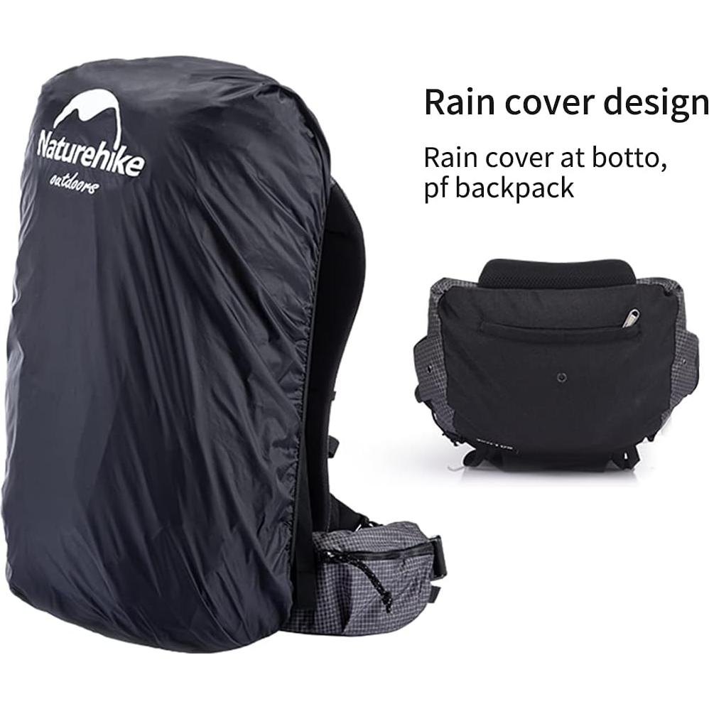 Mochila de senderismo Naturehike 65L ergonómica para camping