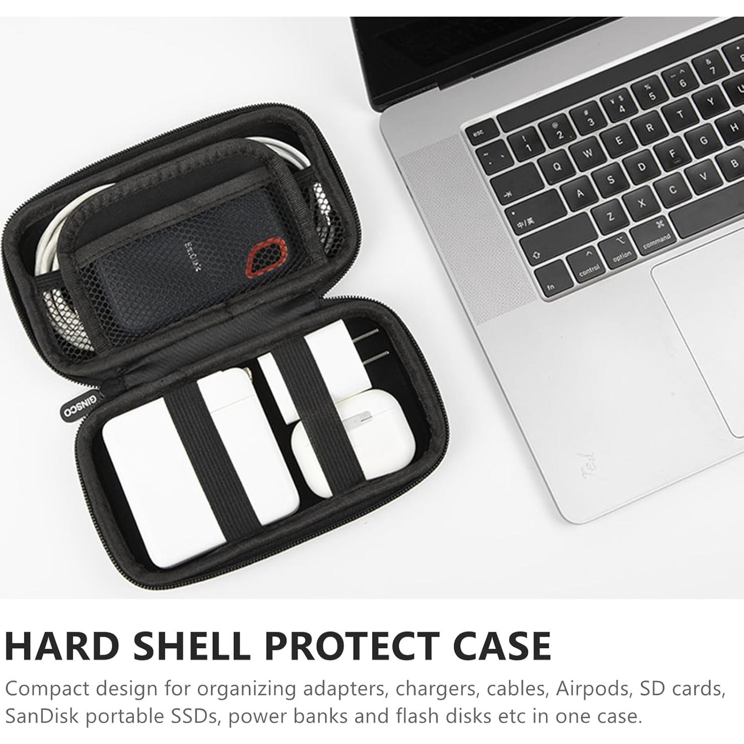 Funda Dura Ginsco para Accesorios Electrónicos 18.5x10.4cm