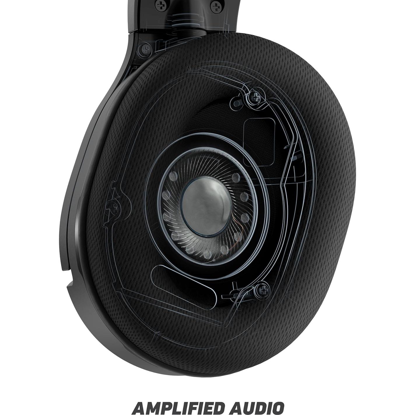 Turtle Beach Recon 200 Gen 2 Powered Gaming Headset - Xbox Series X, Xbox Series S & Xbox One, PS5, PS4, Mobile & PC with 3.5mm - Bass Boost, Memory Foam, Black