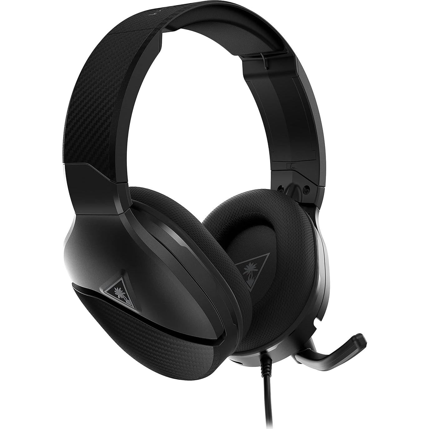 Turtle Beach Recon 200 Gen 2 Powered Gaming Headset - Xbox Series X, Xbox Series S & Xbox One, PS5, PS4, Mobile & PC with 3.5mm - Bass Boost, Memory Foam, Black