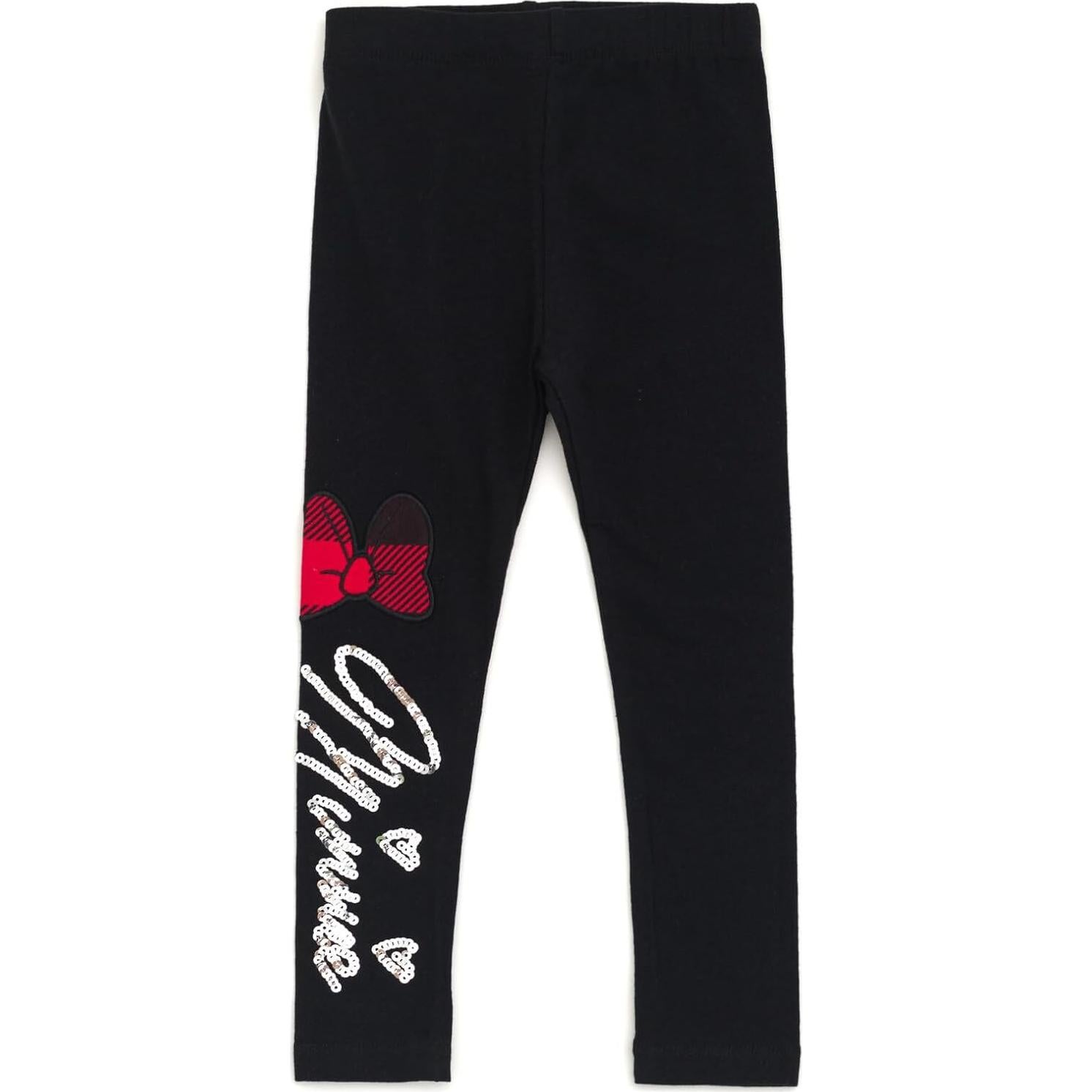 Conjunto Sudadera Capucha y Leggings Disney Minnie 2T Rojo/Negro