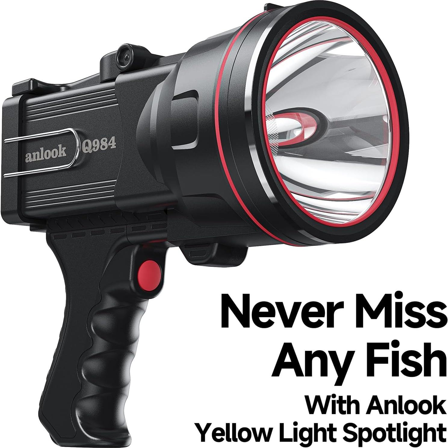 Linterna Recargable ANLOOK Q984 LED 15200mAh Impermeable