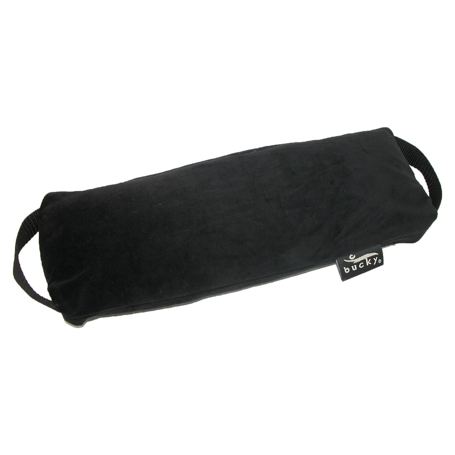 Bucky Baxter Ergonomic & Supportive Adjustable Lumbar Pillow, Black, One Size,Cotton