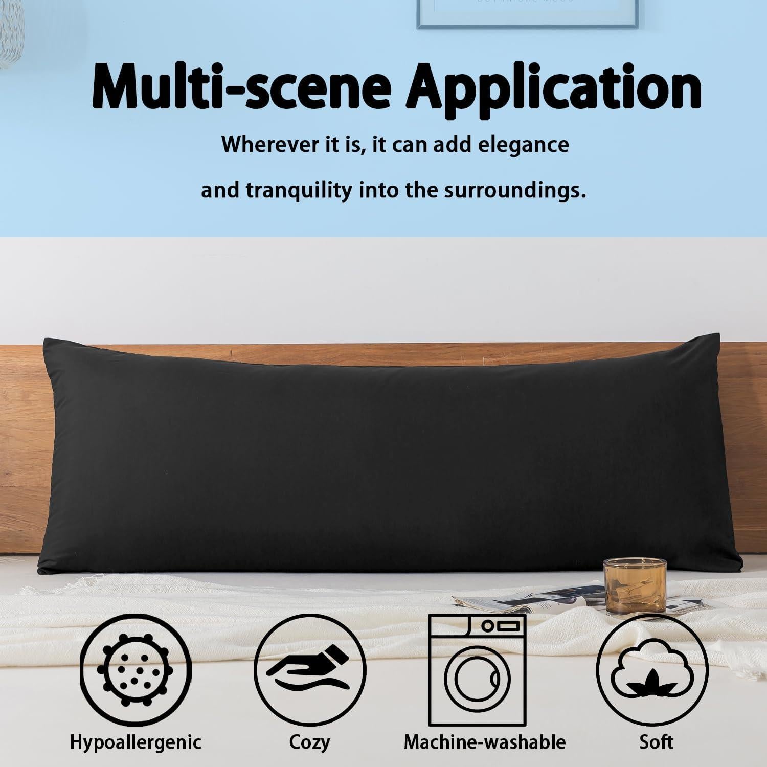 Cojín Corporal BedTreat 137x51 cm - Suave y Hipoalergénico