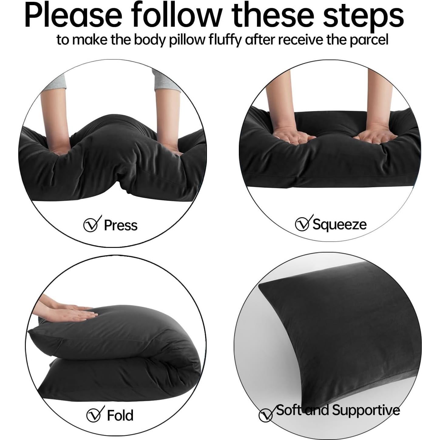 Cojín Corporal BedTreat 137x51 cm - Suave y Hipoalergénico