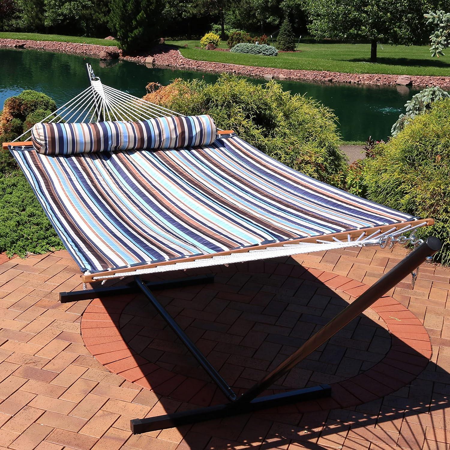 Hamaca Acolchada Sunnydaze Doble 204 kg Ocean Isle