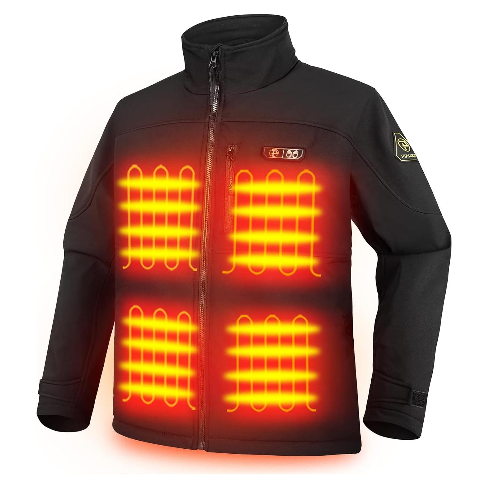 Chaqueta Térmica Hombre PTAHDUS 5 Zonas Calor Batería Incluida
