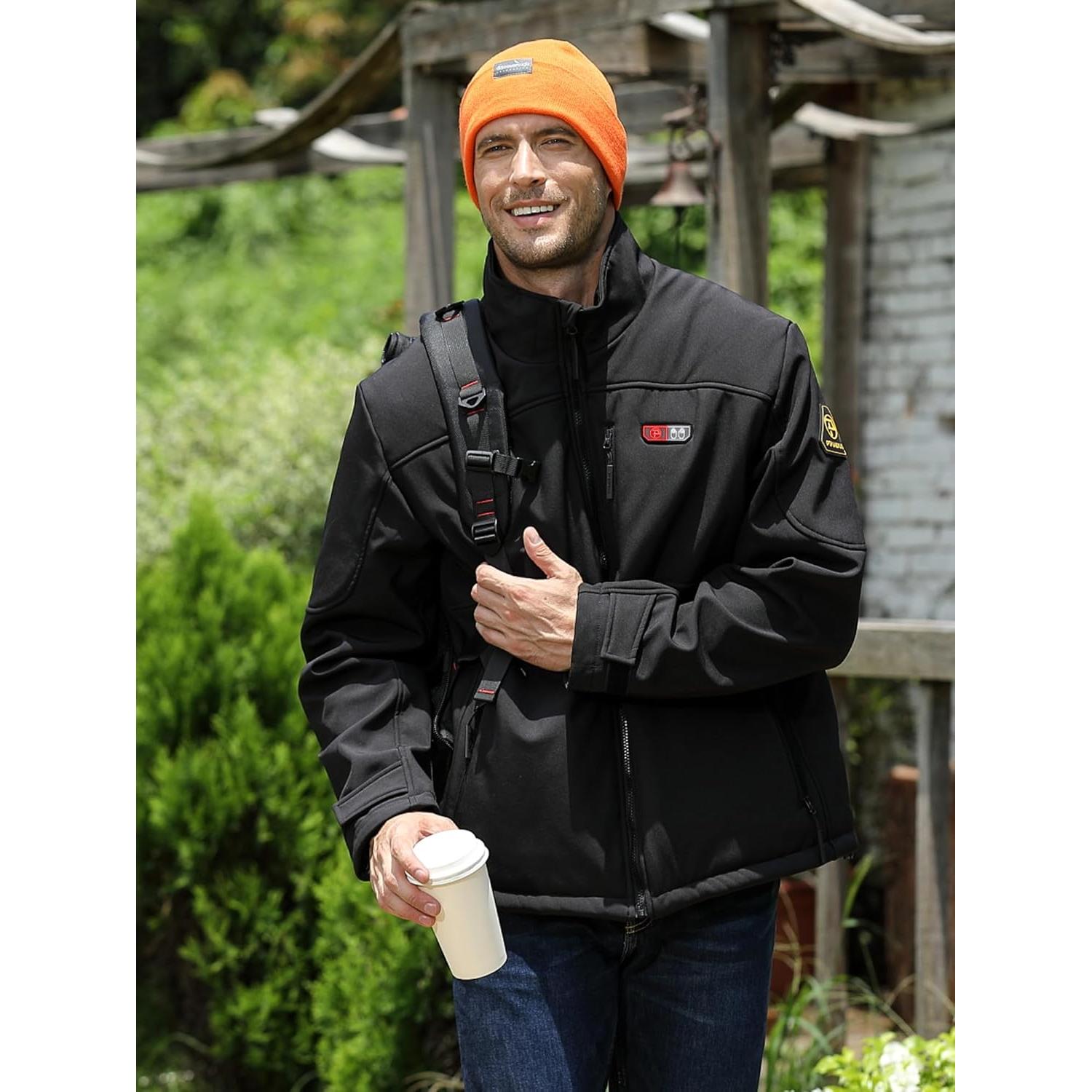 Chaqueta Térmica Hombre PTAHDUS 5 Zonas Calor Batería Incluida