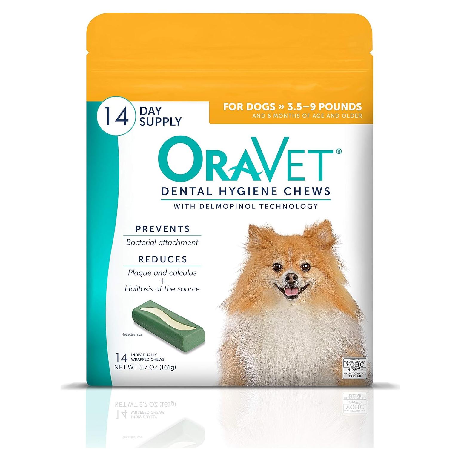 Masticables ORAVET Dental para Perros 162g - Cuidado Oral