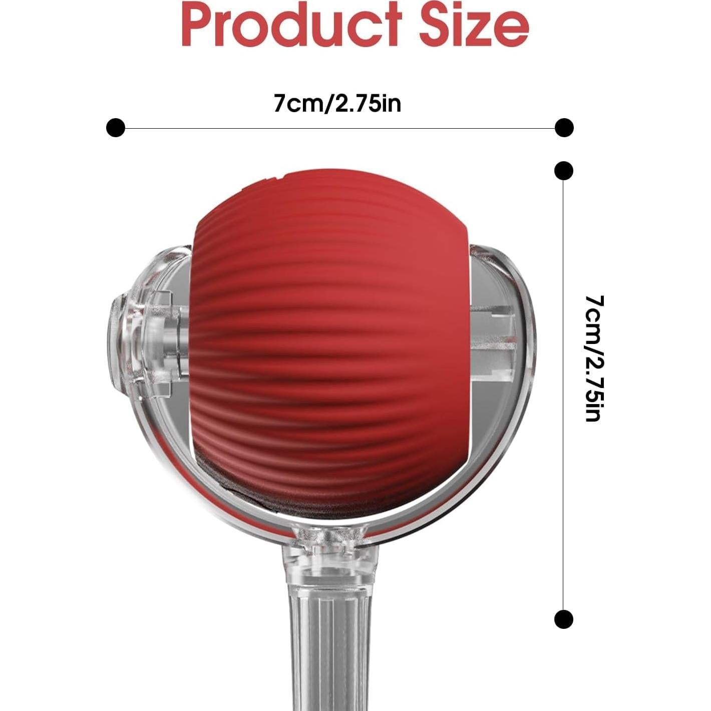 Bola Rodante Inteligente para Gatos y Perros NEYSXYU - Rojo