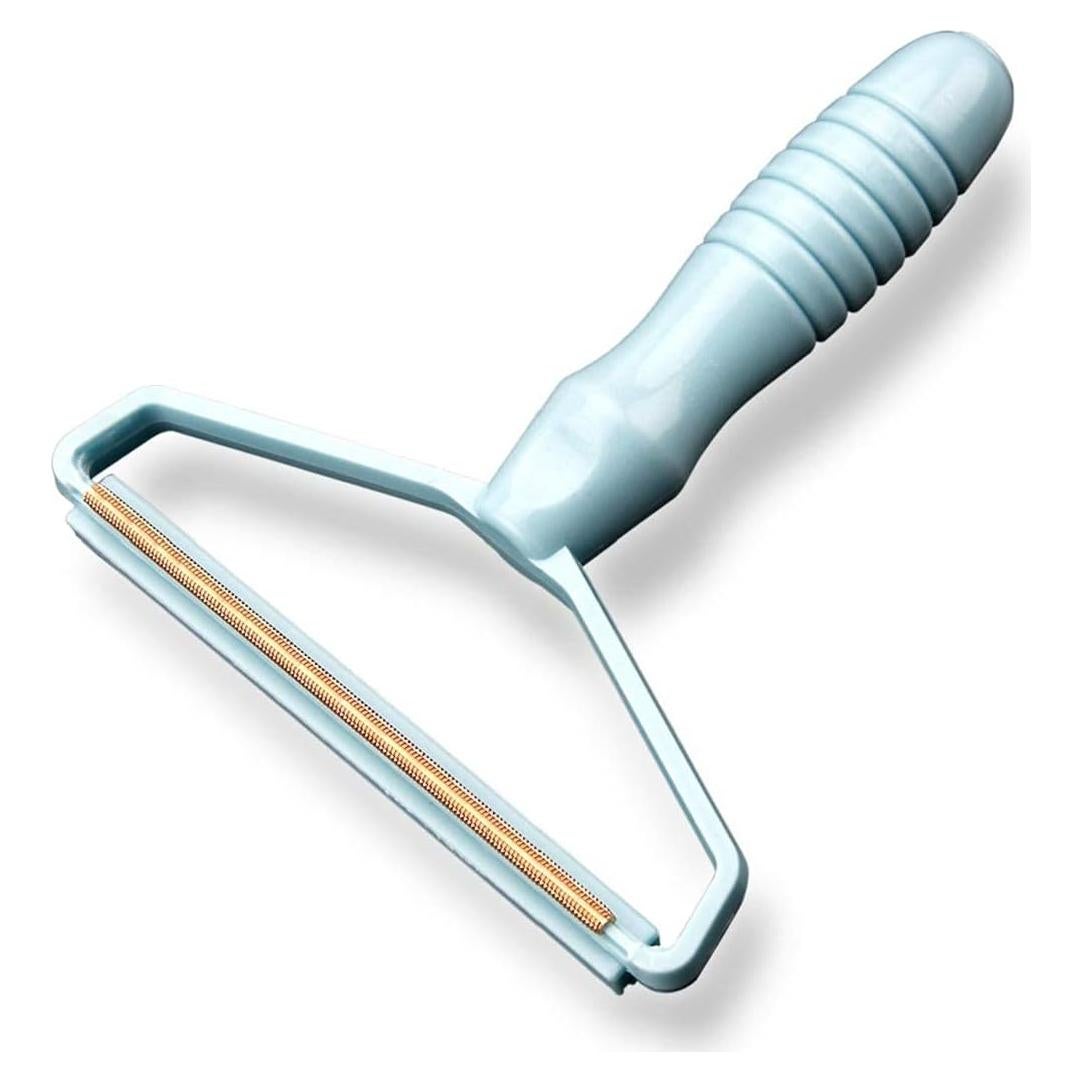 Portable Fabric Shaver, Pet Hair Remover, Manual Lint Remover, Dog Cat Hair Remover for Carpet, Clothes, Furniture, Couch Blue 1pcs