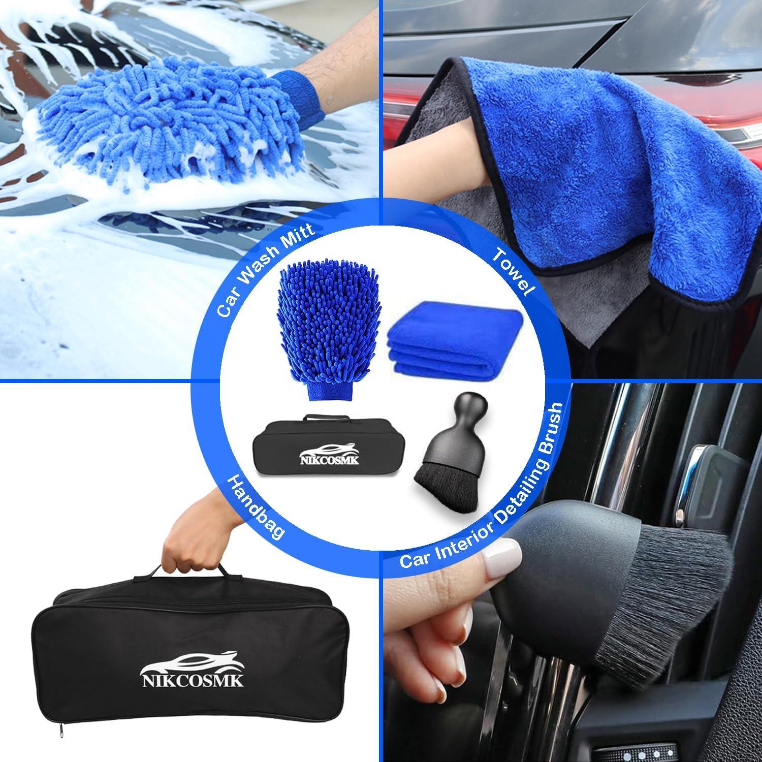 Kit de Limpieza de Automóviles NIKCOSMK 18 Piezas Profesional