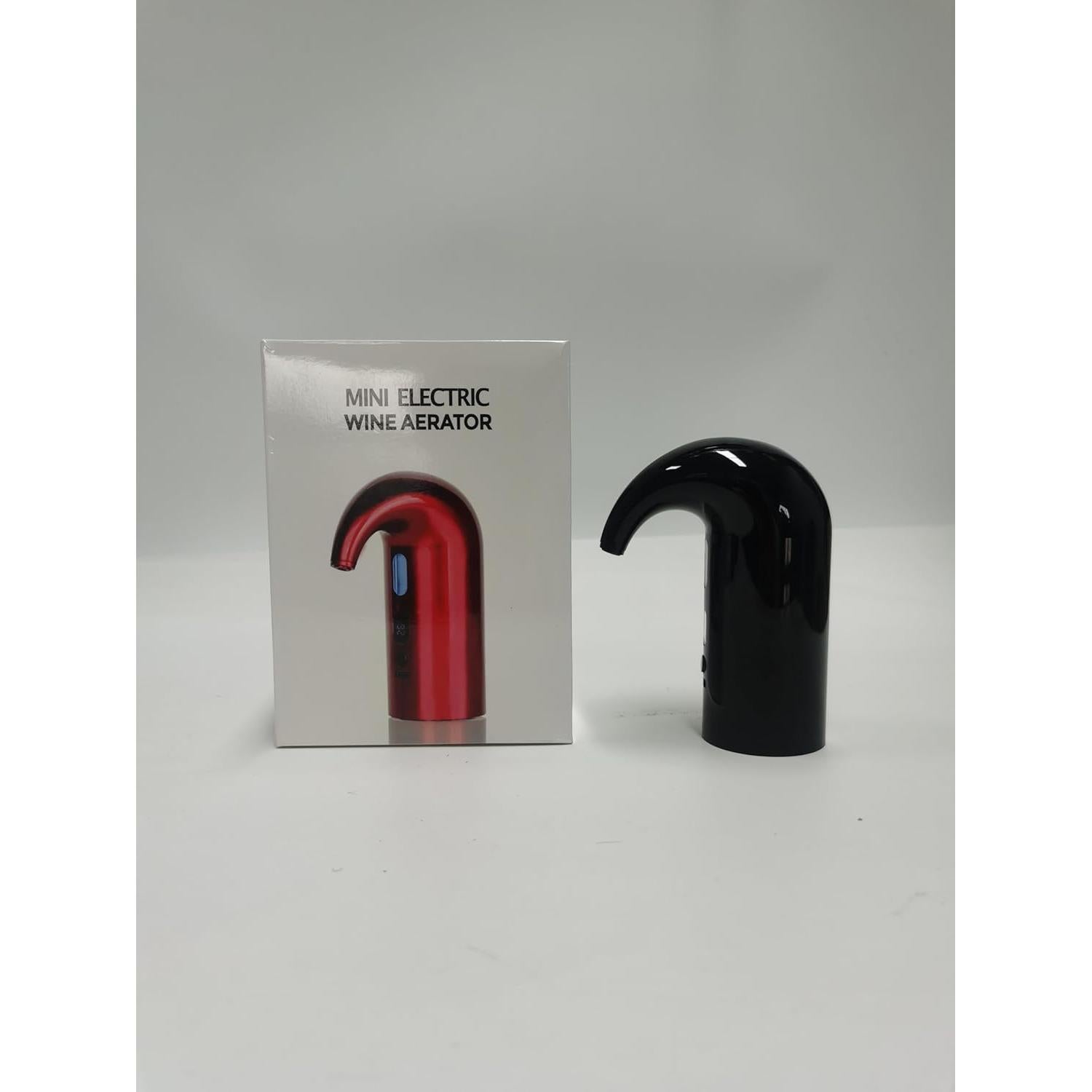 Electric Wine Aerator Pourer, Portable Automatic One-Touch Decanter Dispenser Pump for Red and White Wine with Type C Rechargeable Battery