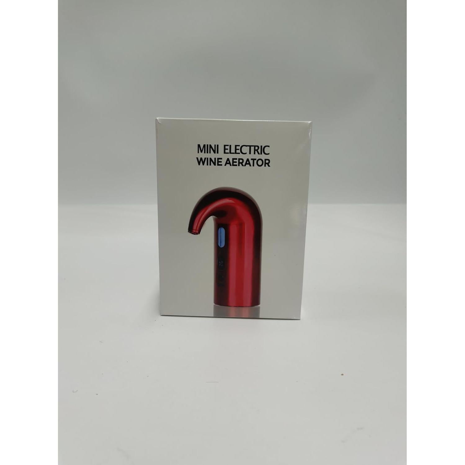 Electric Wine Aerator Pourer, Portable Automatic One-Touch Decanter Dispenser Pump for Red and White Wine with Type C Rechargeable Battery