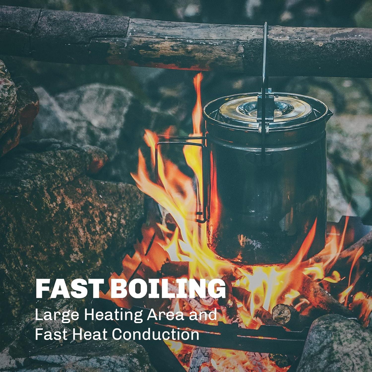 Olla de Camping Fire-Maple Antarcti 1.2L Acero Inoxidable