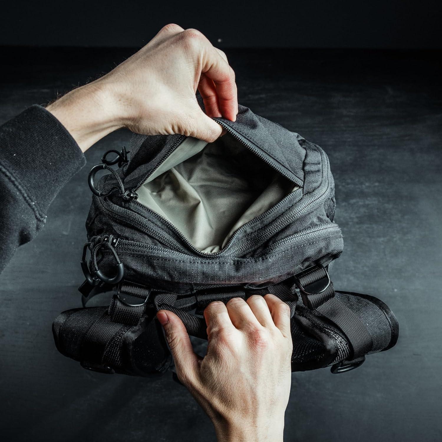 Mochila Táctica Eberlestock Jacknife - 1,27 kg, Negro