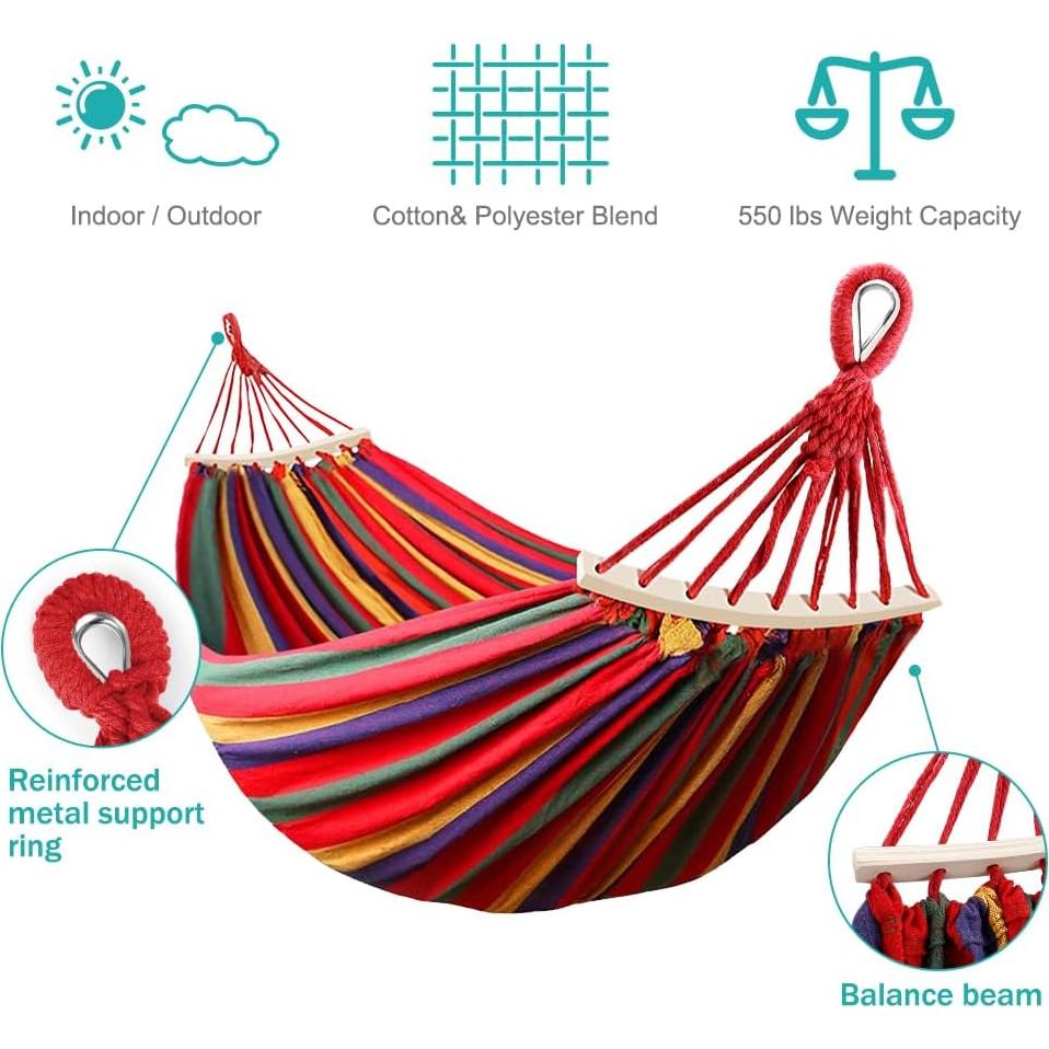 Hamaca de Camping MOSFiATA DC801 Lona Gruesa 320G 249kg