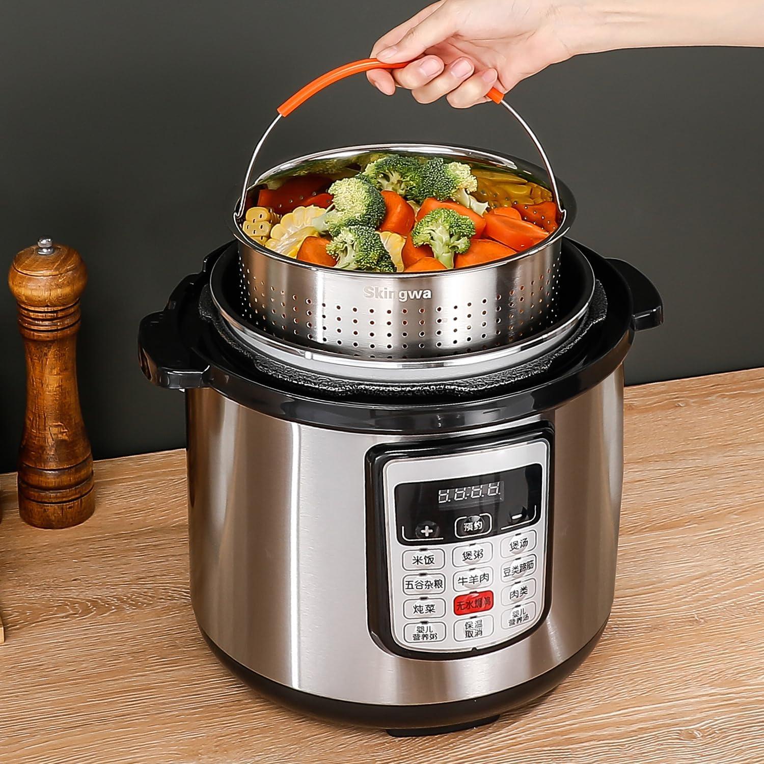 Cesta de vapor Skingwa 2.84L acero inoxidable para Instant Pot