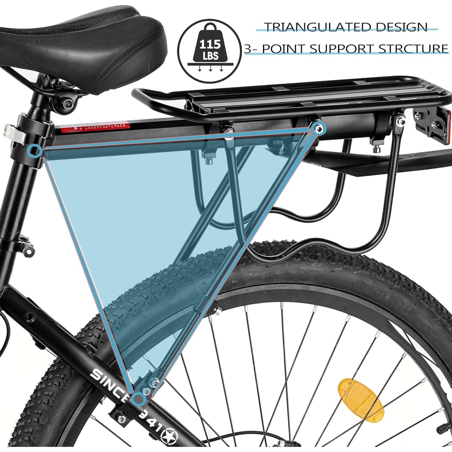 Portabicicletas Trasero YONTUO BCR05V301 52kg Ajustable