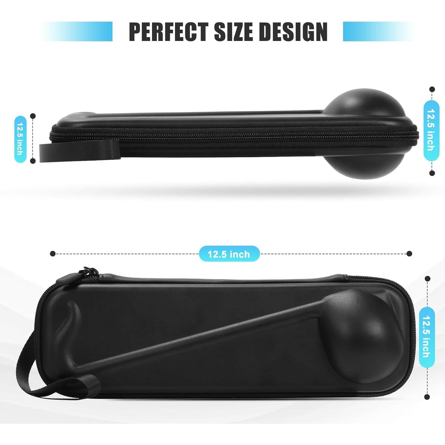 Funda Dura de Transporte SnawikiBag para Otamatone Negro