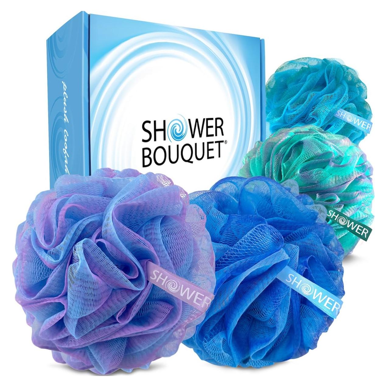 Juego de Lufas de Baño XL Shower Bouquet - 4 Colores