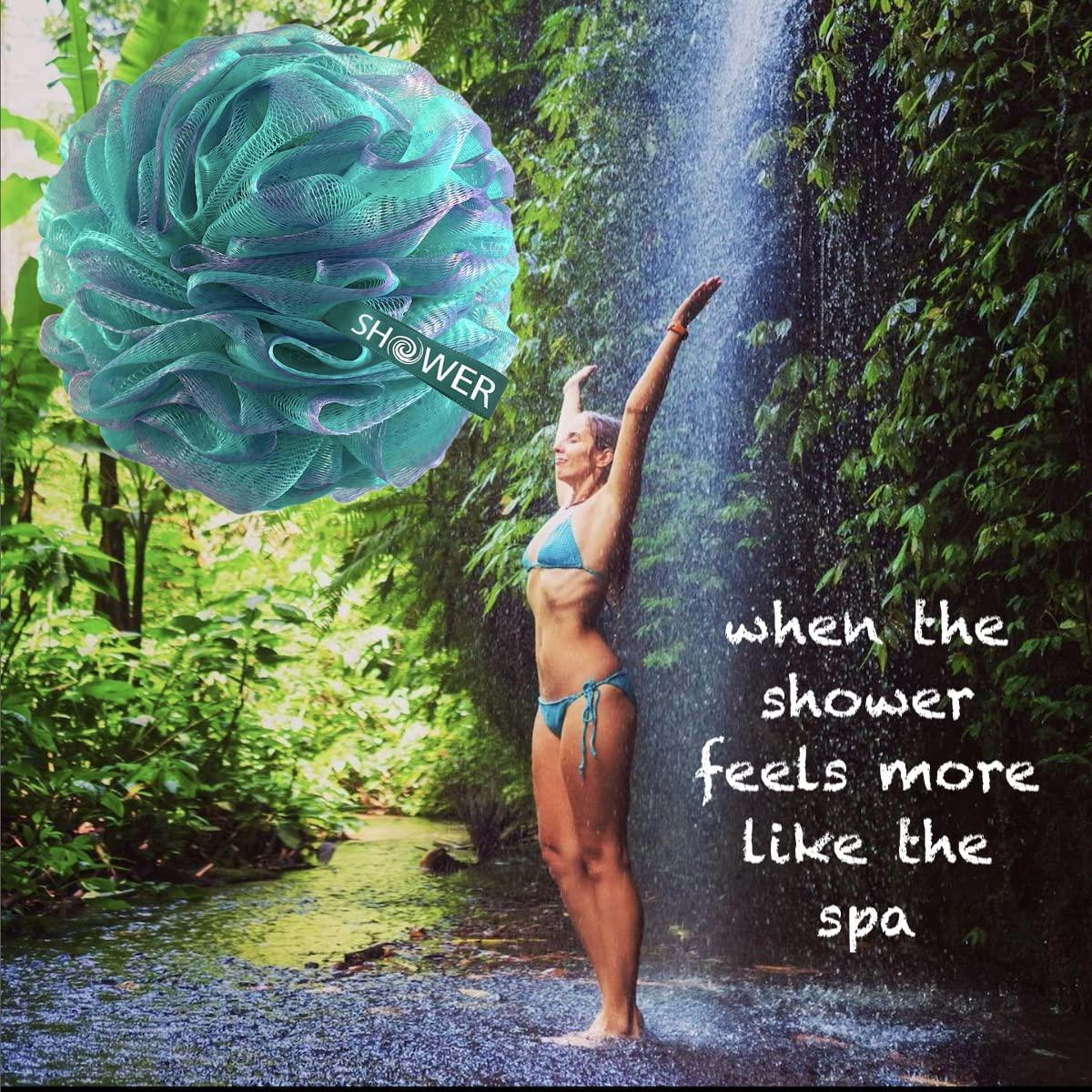 Juego de Lufas de Baño XL Shower Bouquet - 4 Colores