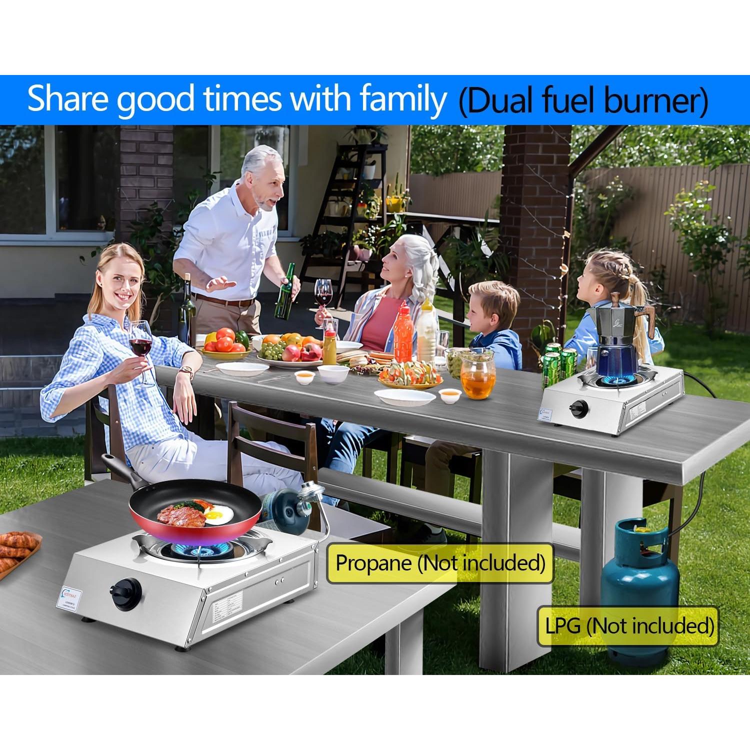 Estufa de Propano Horynar 1 Quemador 12000 BTU Automática