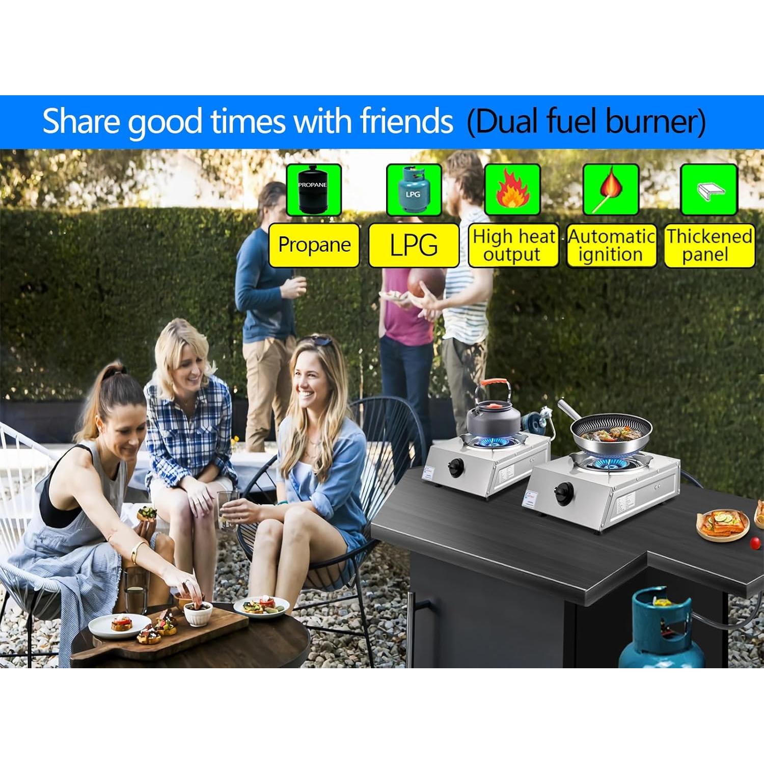 Estufa de Propano Horynar 1 Quemador 12000 BTU Automática