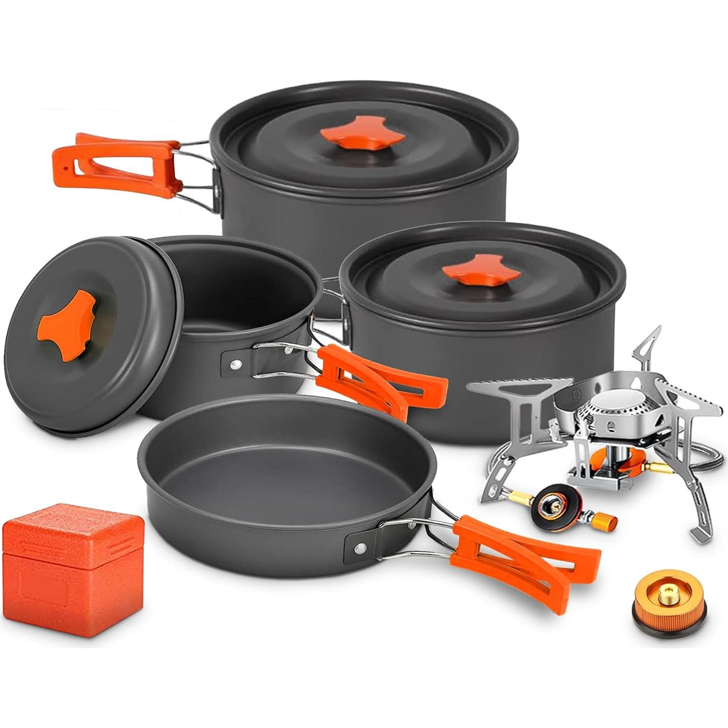 Juego de utensilios de cocina para camping Smokey Camp 10 piezas