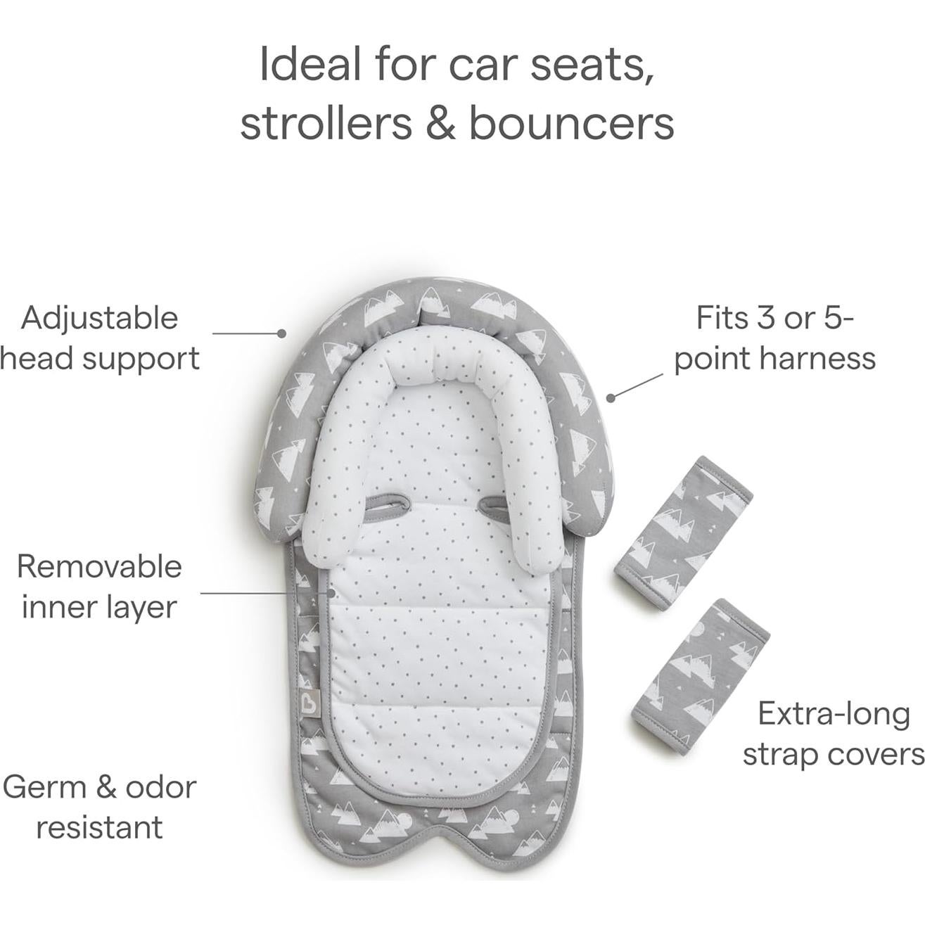 Soporte de Cabeza Munchkin® Brica® XtraGuard™ para Asiento de Auto
