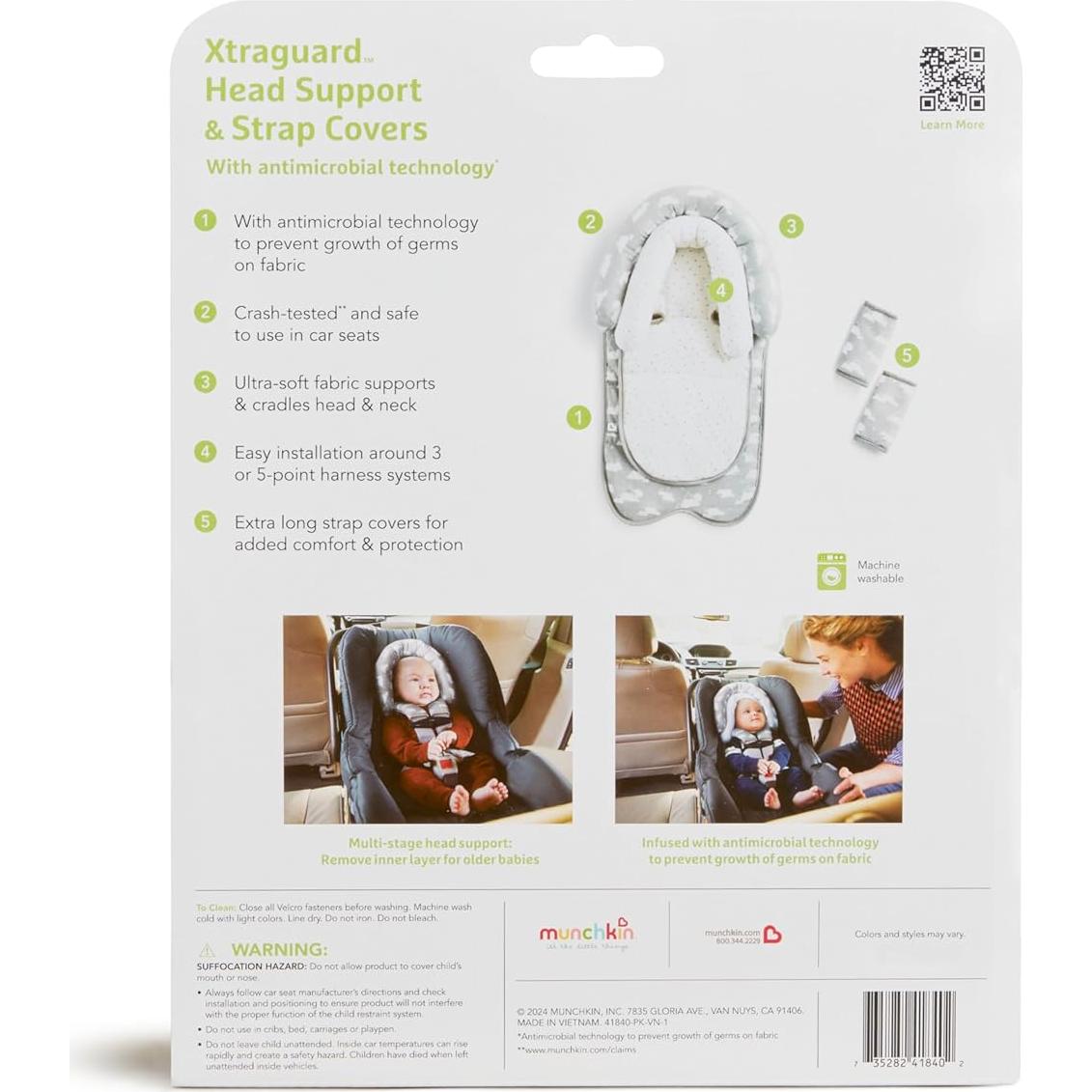 Soporte de Cabeza Munchkin® Brica® XtraGuard™ para Asiento de Auto